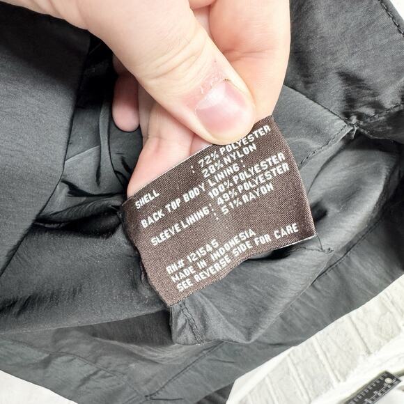 Michael Kors Jacket Men Sz Small Black Collared Button Down Utility Trench Coat - Picture 7 of 7